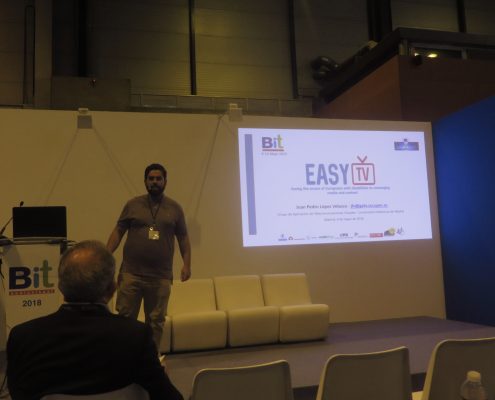 Juan Pedro López presentó el proyecto Easy TV en Bit Audiovisual