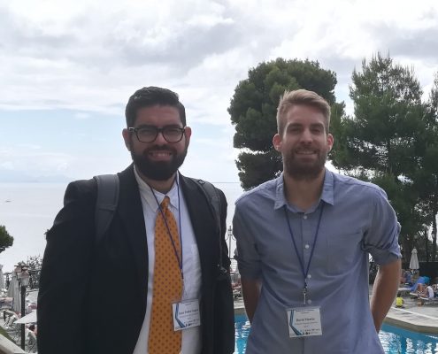 Juan Pedro López y David Martín en el congreso internacional PETRA 2018